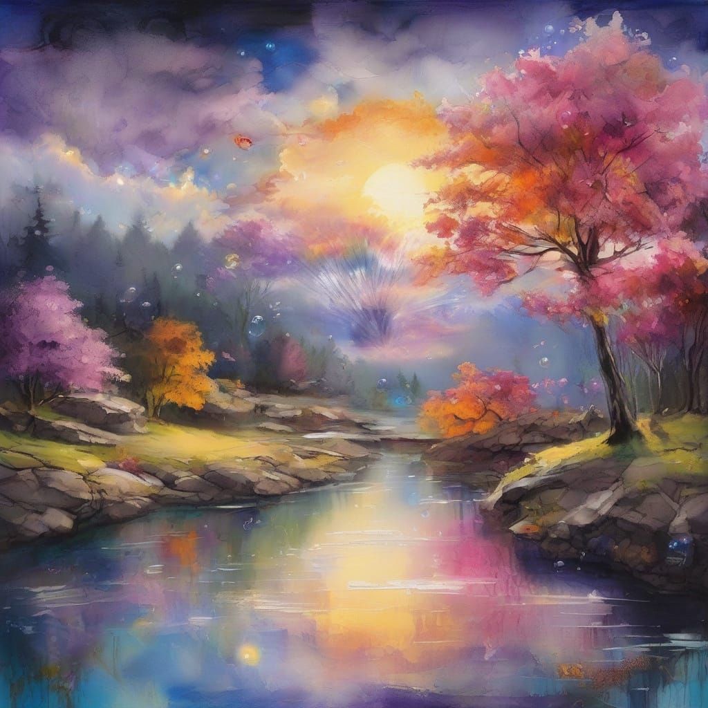 Golden Bubbles Landscape with Shifting Landscapes and Cosmic...