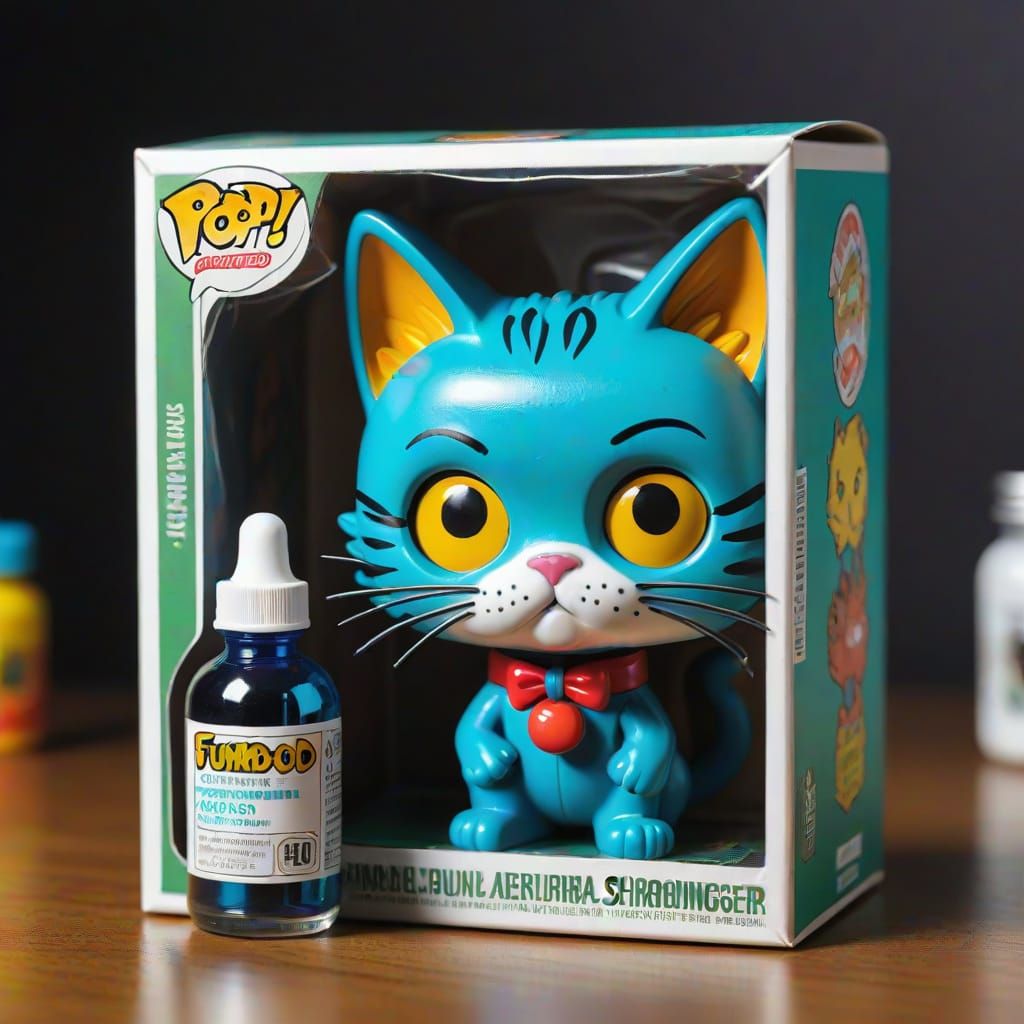 A funko pop schrodinger's cat.