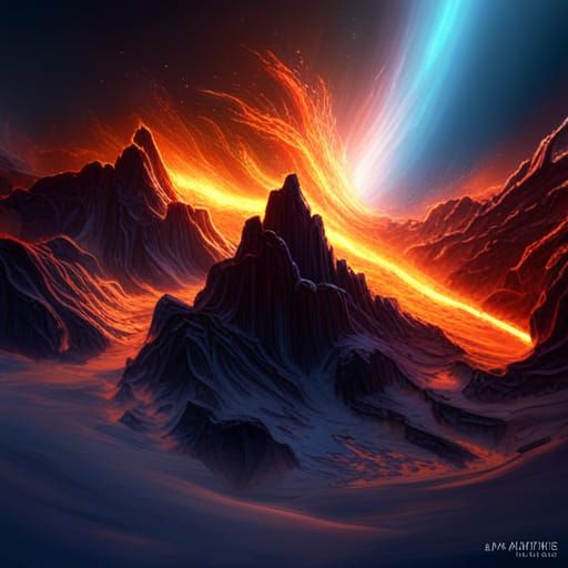 Planet Ablaze: Dark Fantasy Concept Art