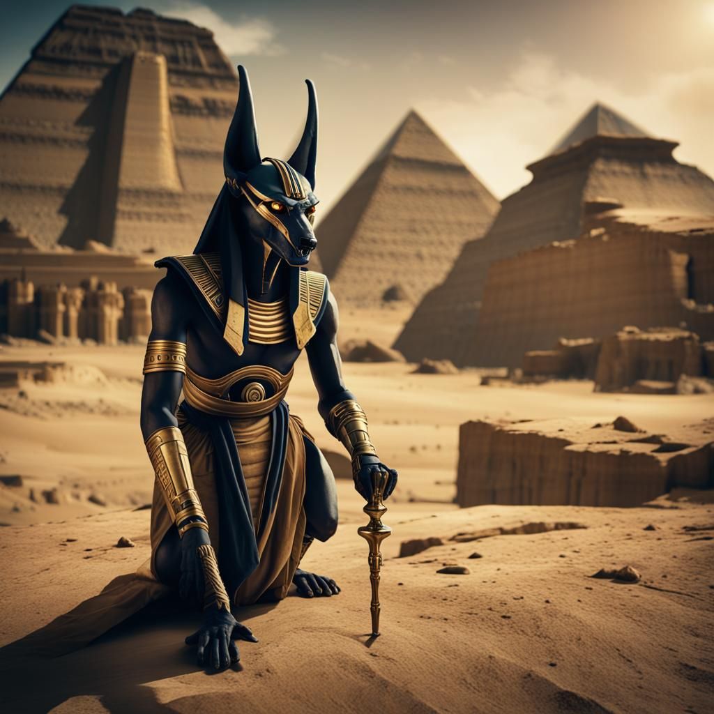 Anubis as Sith Warrior in Ancient Egypt