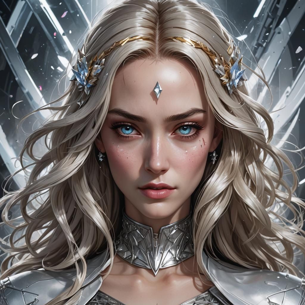 Dilraba Dilmurat as Emma Frost, Marvelpunk Portrait
