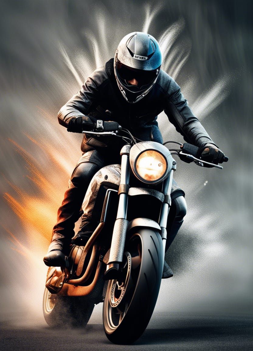 Stuntman on a Motorcycle 2