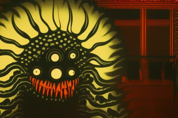 Lovecraftian Punk Chaos in Moscow's Dark Lit Cafe