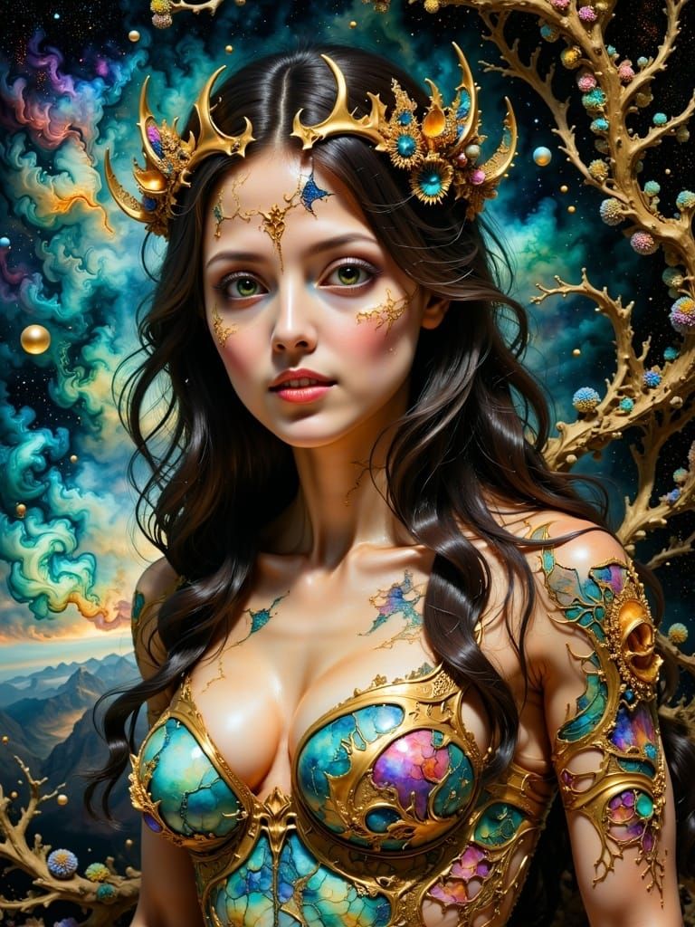 Exiled Princess in Hyperkraximalistic Style