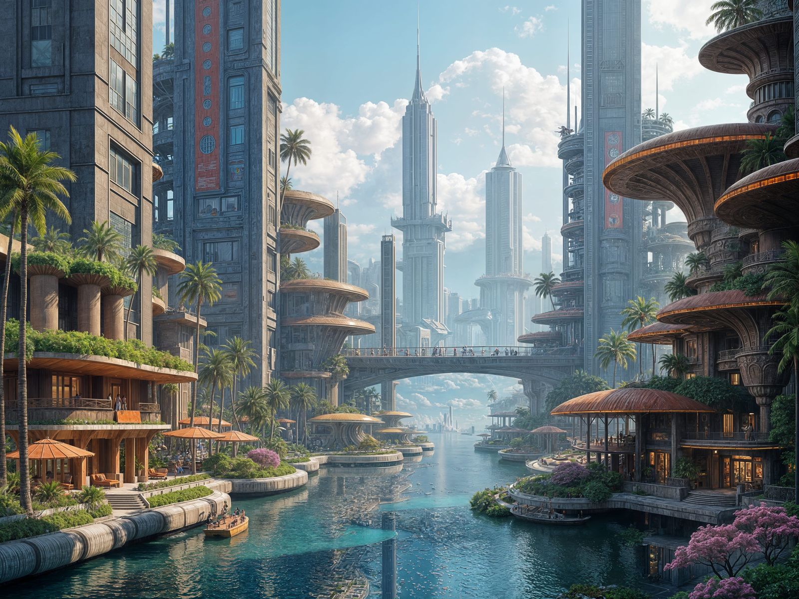 Futuristic City Inspired by Taino Architecture