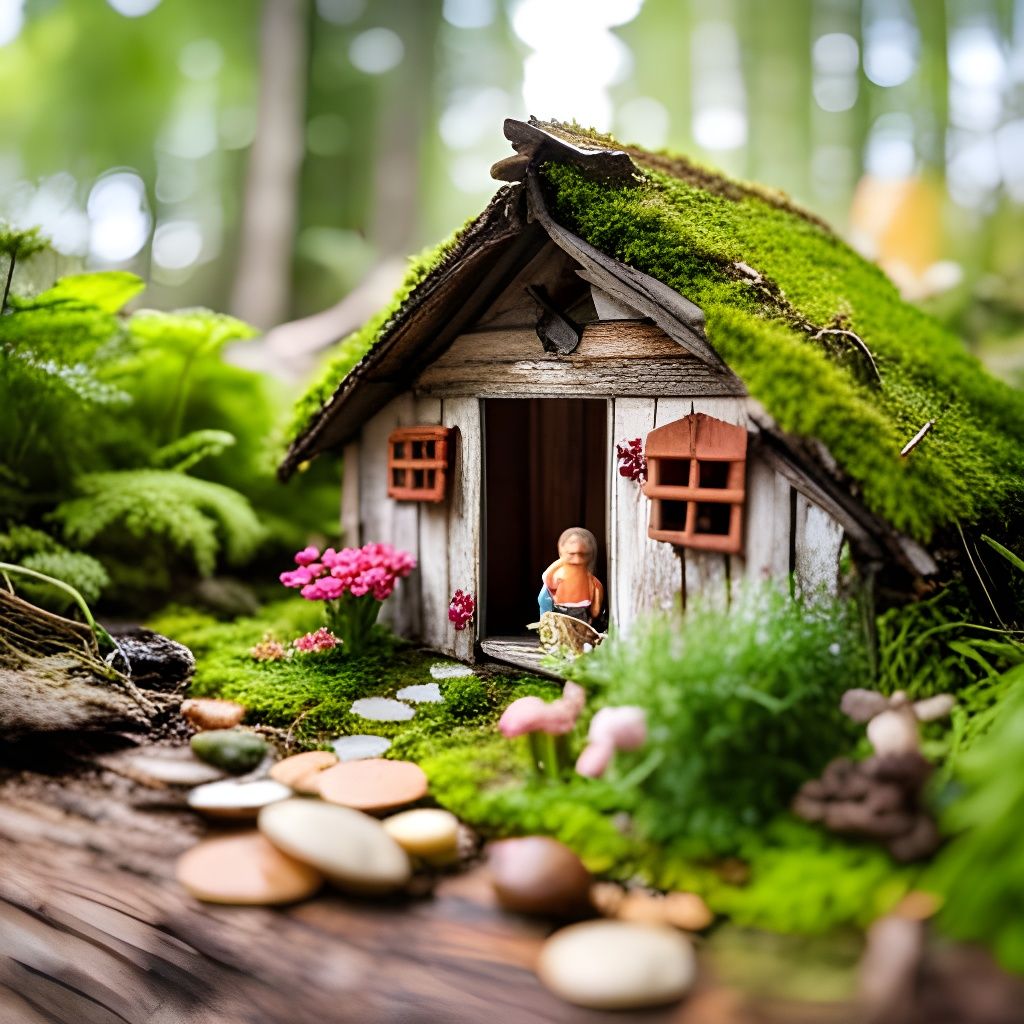 Enchanted Miniature Village by Gustave Doré