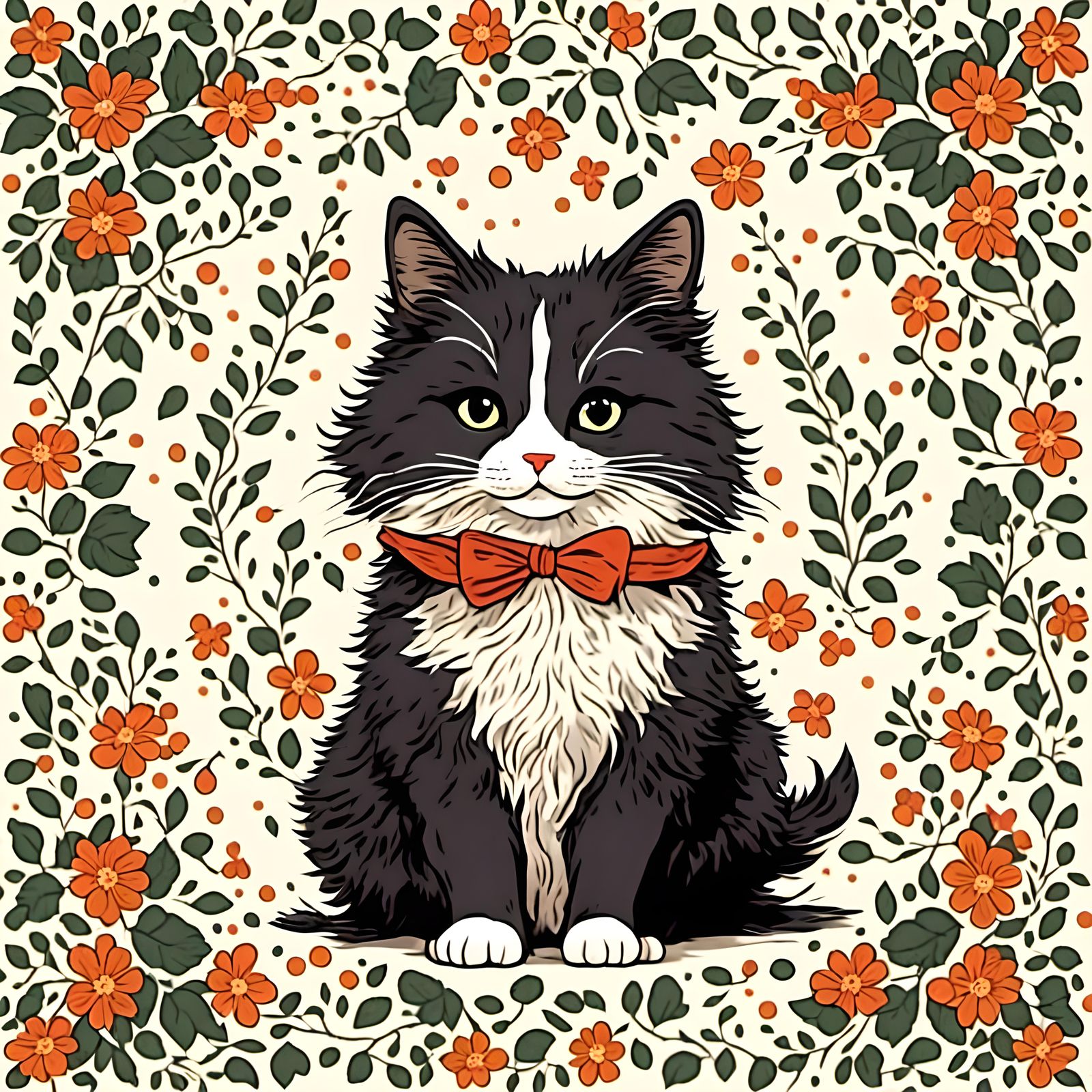 Goji Character in 1950s Vintage Style