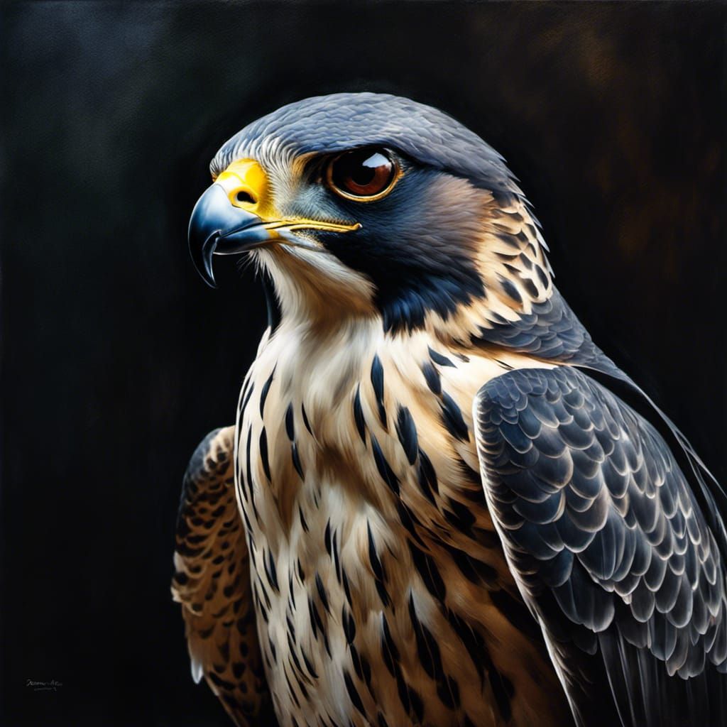 Peregrine Falcon Portrait