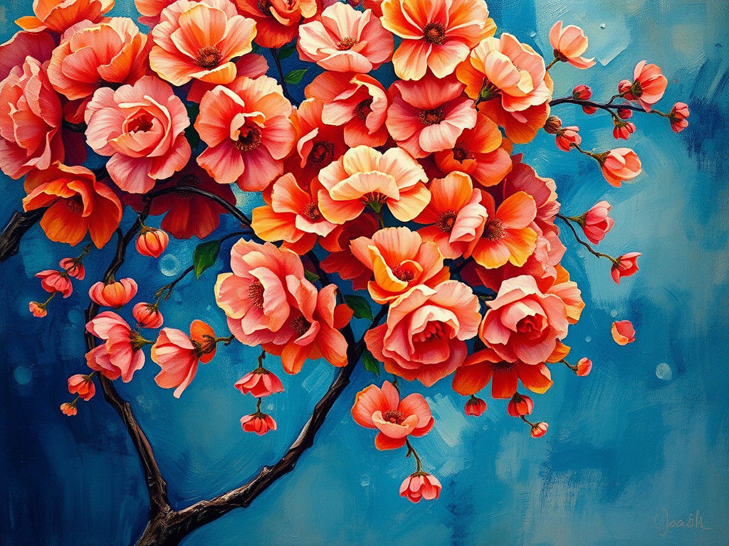 Hyperdetailed Reception in Peachy-Pink and Vermillion