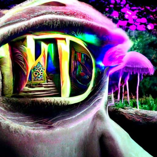 DMT Visions: An AI Generated Image