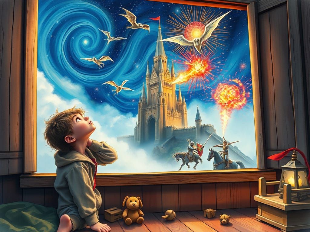 Mystical Boy Discovers Whimsical World