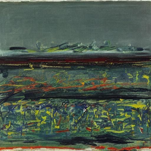 Illuminated Words in the Night, Abstract Expressionism