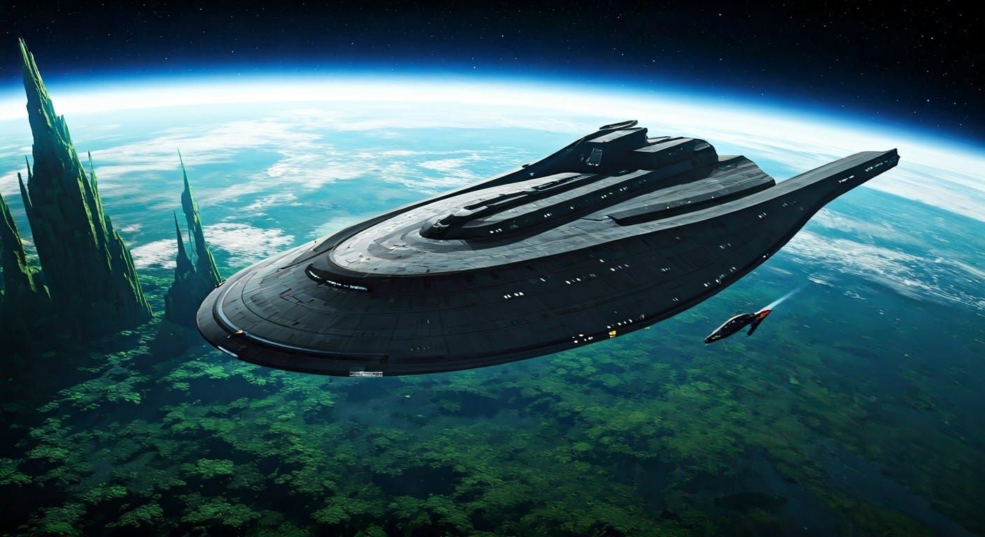 Sleek Starfleet Vessel: Cerritos-class Flagship