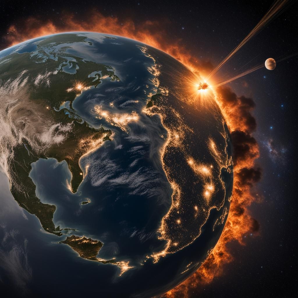 Extinction Level Event From Space: Professional Photography