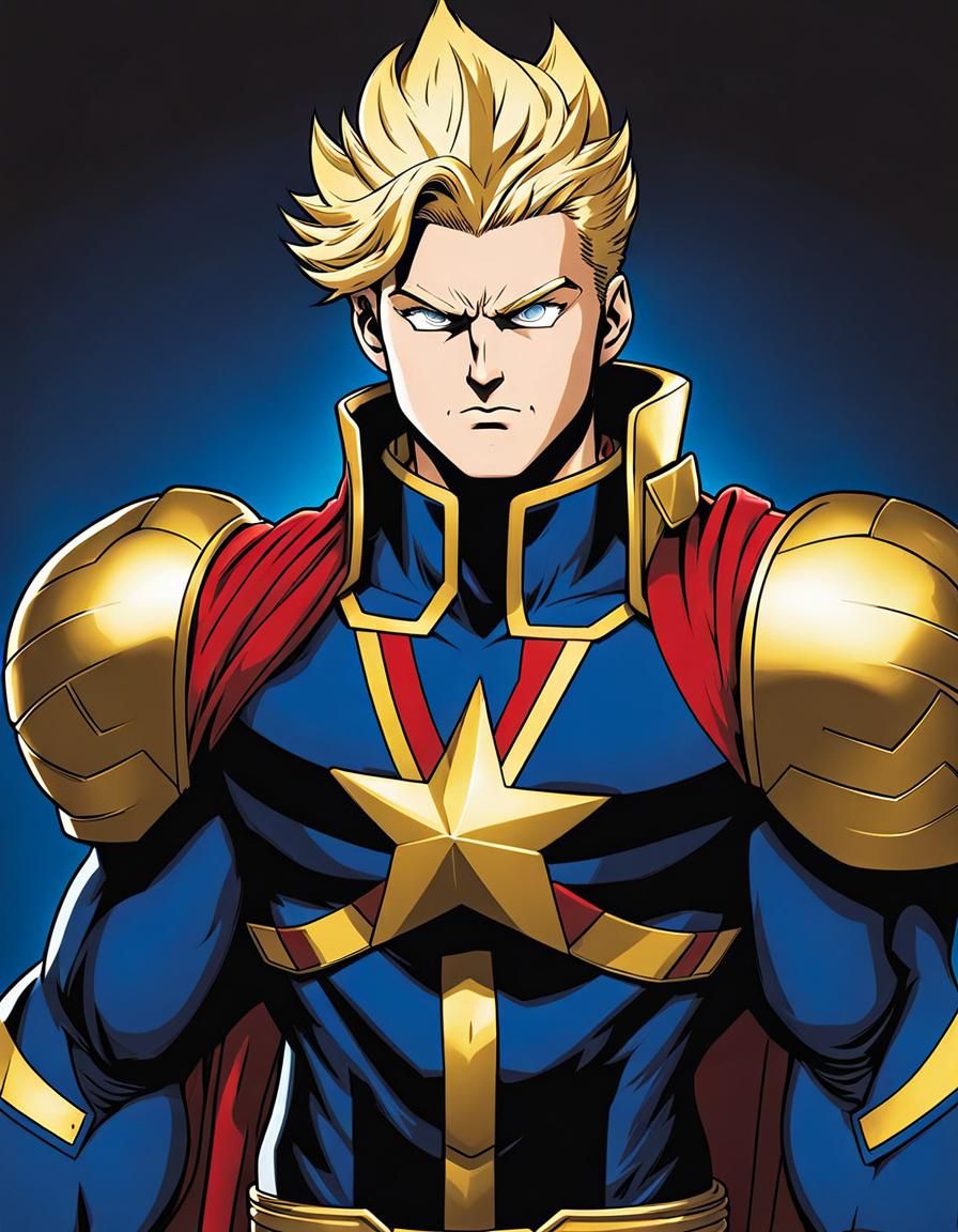 Homelander as Pro Hero in My Hero Academia Style