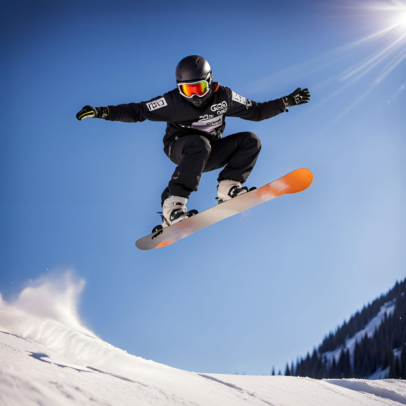 Snowboarding style figure