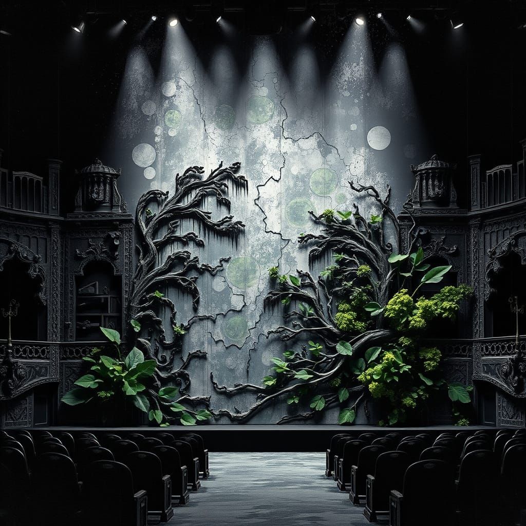 Baroque Grandeur in Midnight Splendor