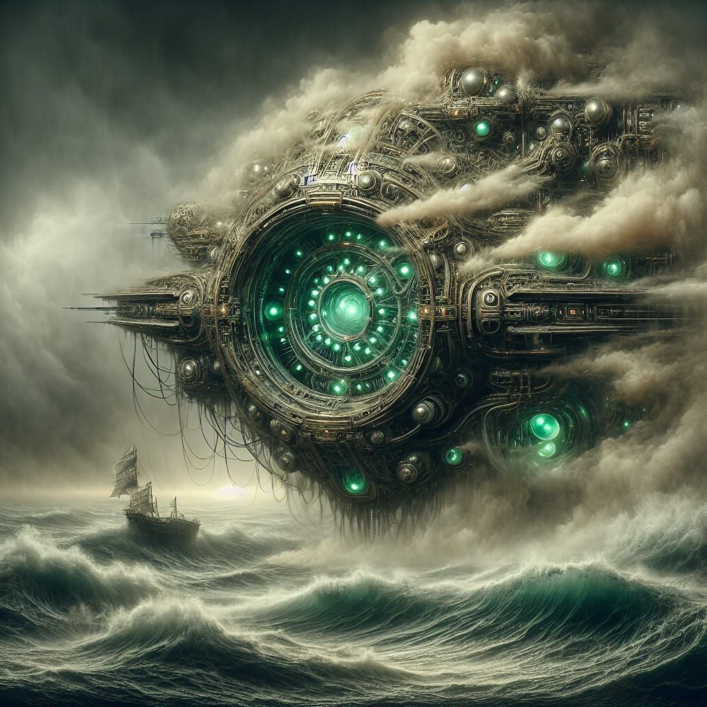 Biomechanical Vessel Levitates in Turbulent Waves