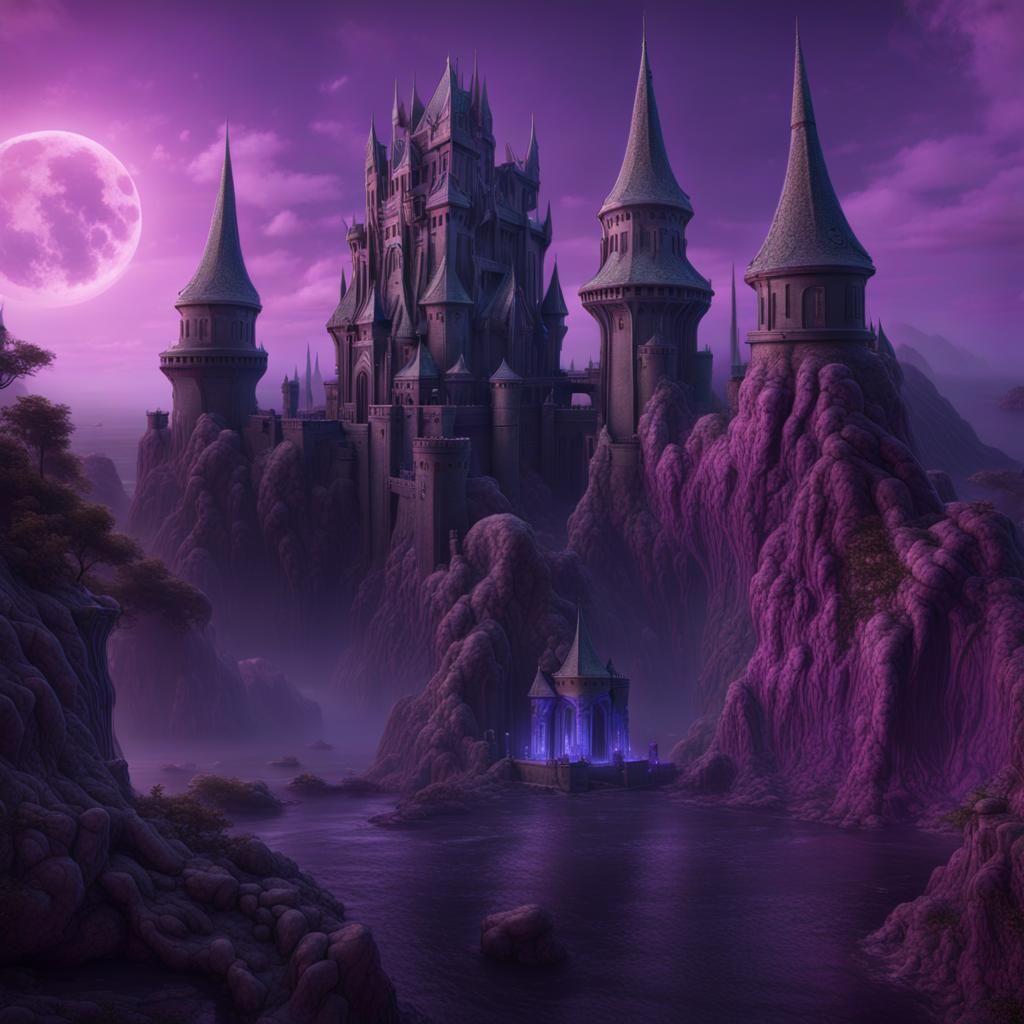 Cthulhu's Tentacled Castle with Void Portals