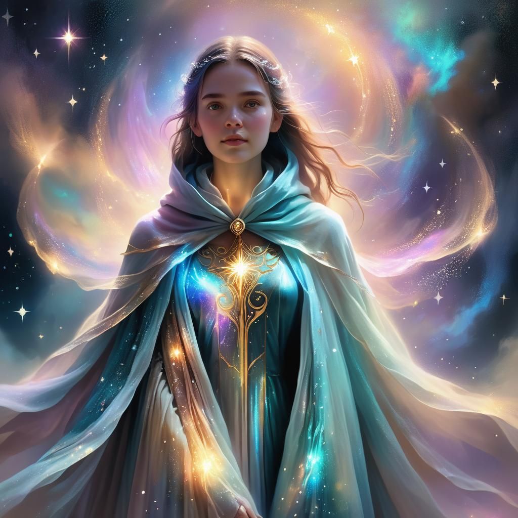 Ethereal Realmwalker in Mystical Dreamworld