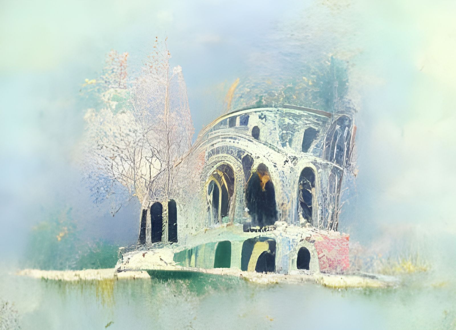 Impressionistic Landscape in Monet's Style
