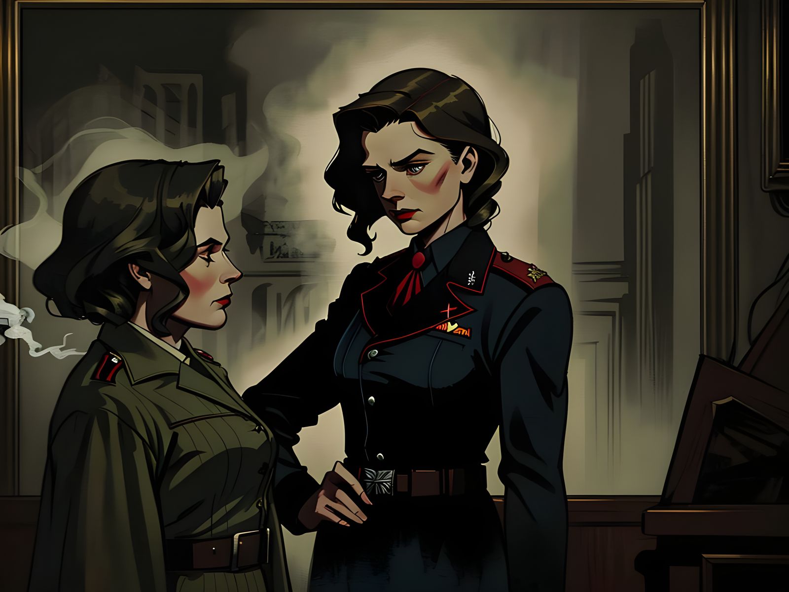 Peggy Carter in Wartime Action at Smoky Speakeasy