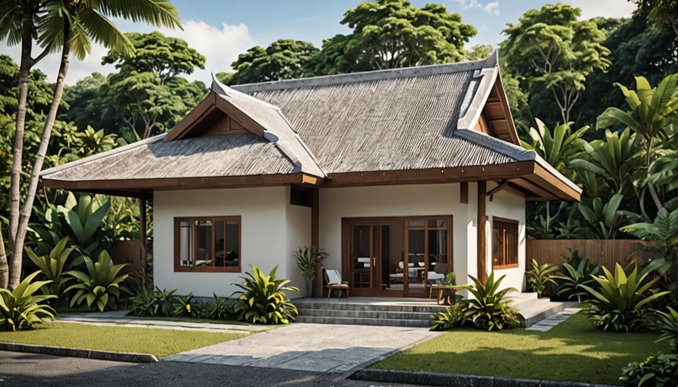 Tropical House Blending Philippine Pre-Colonial Architecture