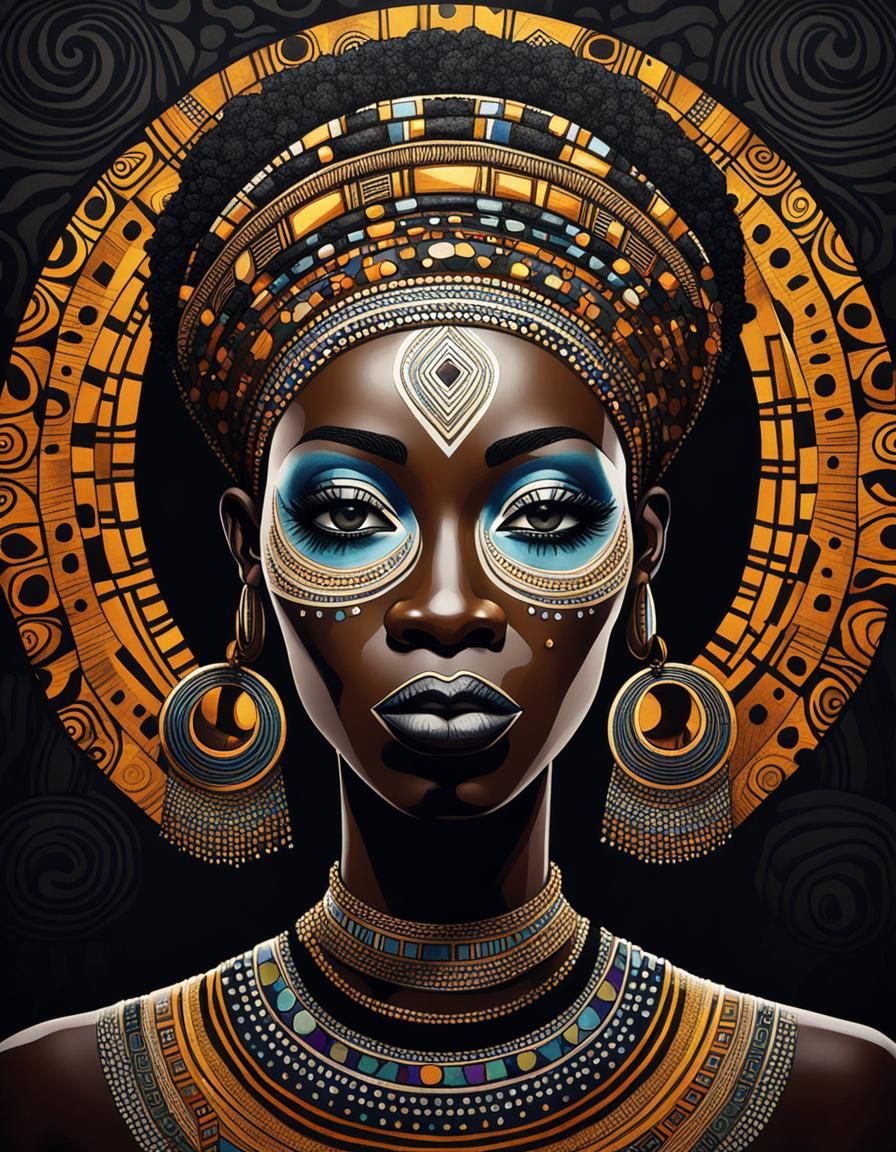 Portrait of an african woman