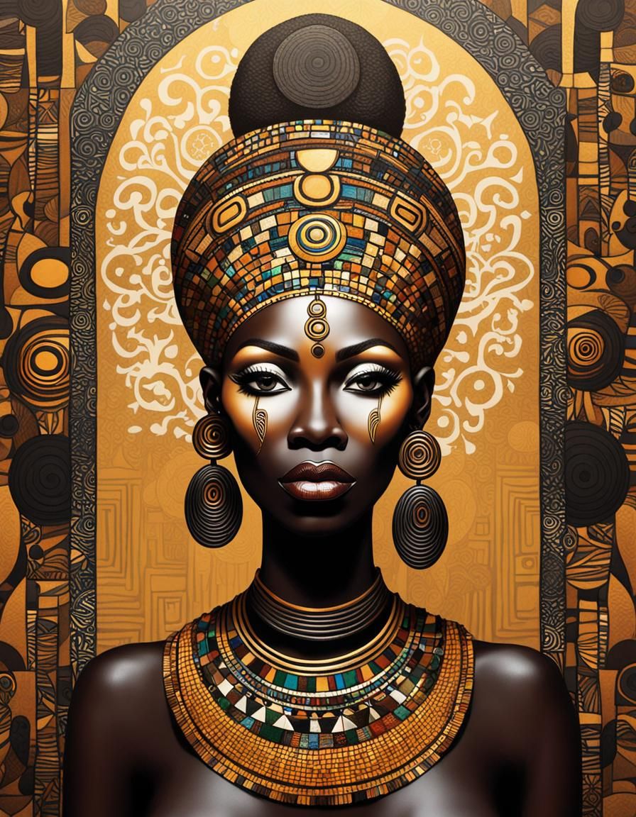 Portrait of an african woman