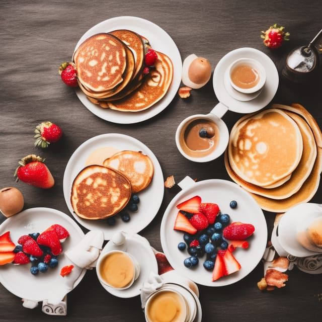 Epic Breakfast Buffet in Professional Photography Style