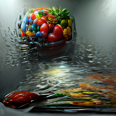 AI Generated Image from Blank Prompt