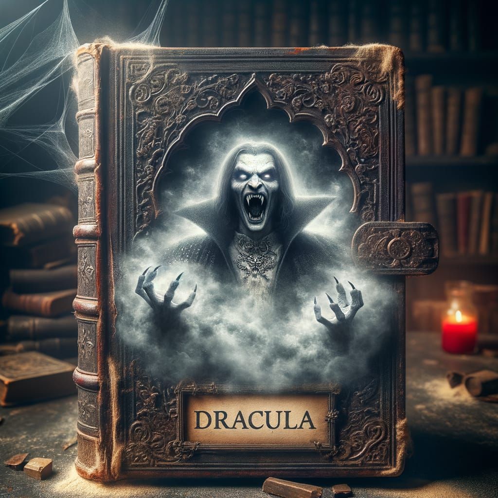 Mystic Dracula Book Unleashes Spectral Vampire in Dungeon