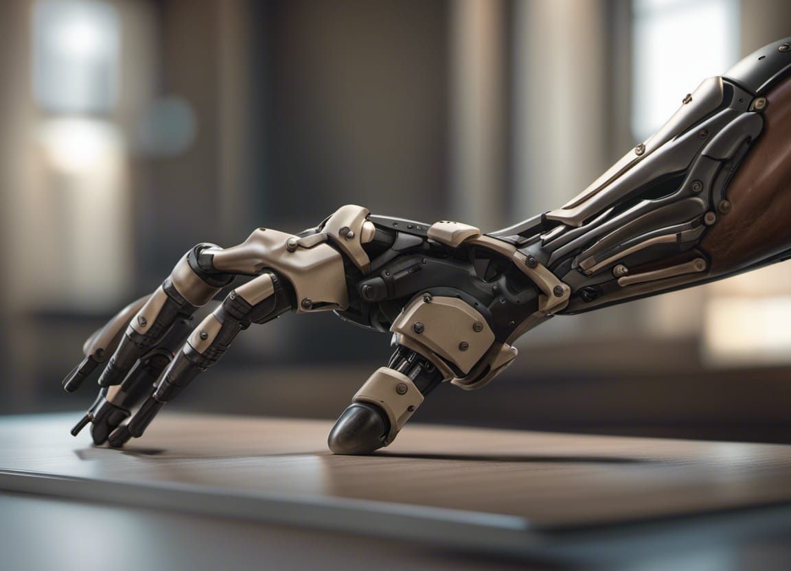 Photorealistic Prosthetic Arm and Leg Still Life