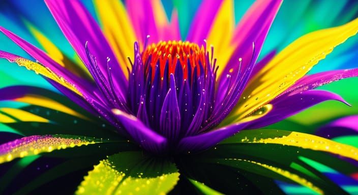 Psychedelic Summer Landscapes in Neo Avant-Garde Style