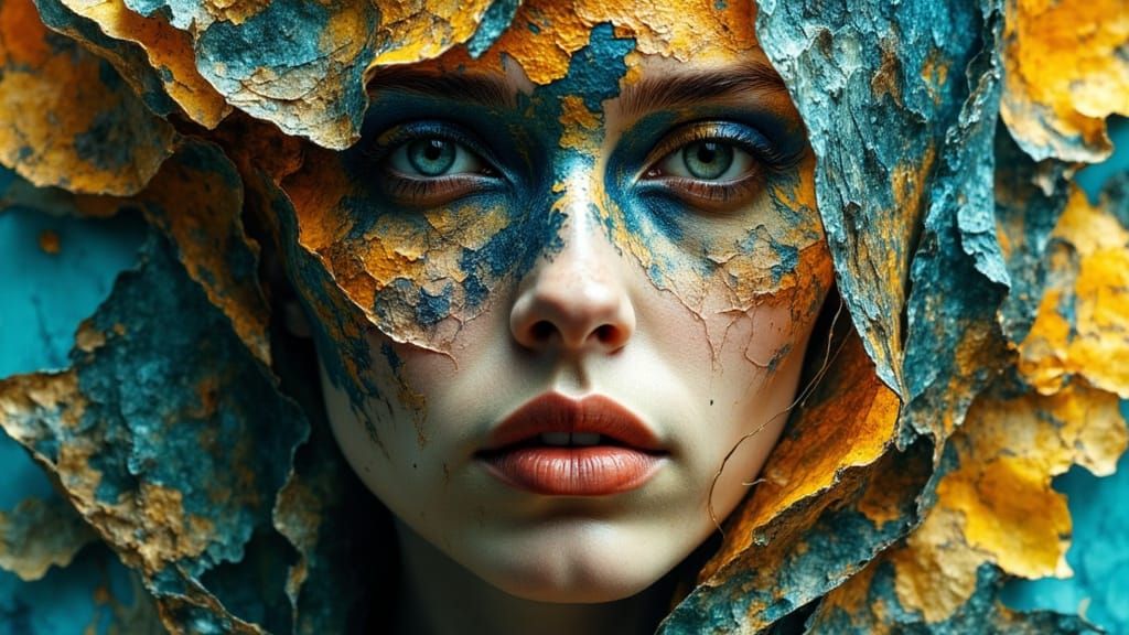 Hyperrealistic Soulgate Portrait in Maximalist Style