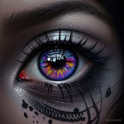 Flash Tattoo Designs on Skin in HDR Style