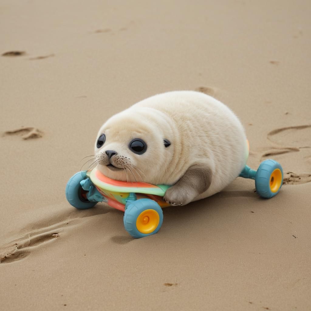Charming Seal Beach Buggy Hybrid on a Beach