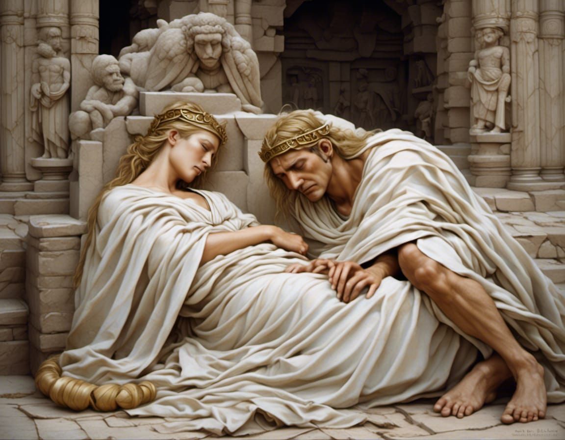 At the feet of the gods