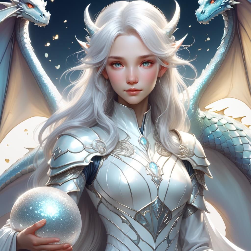 Dragon Mother Protecting Eggs in Hyperdetailed Art