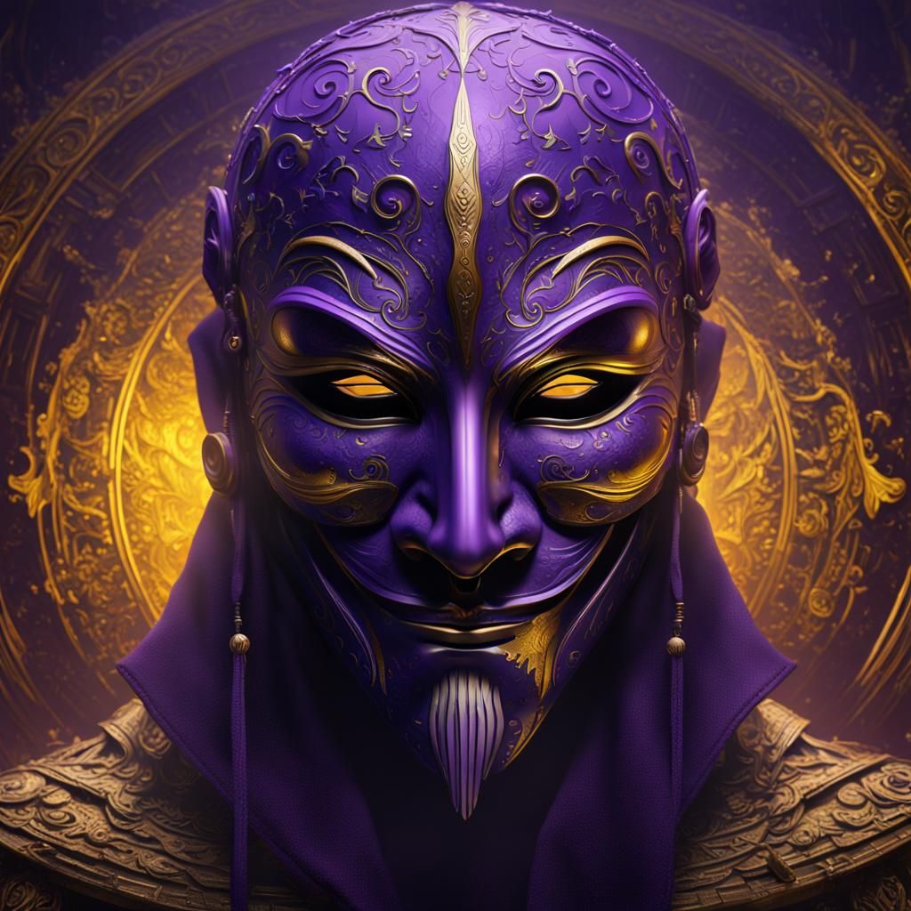 Alien Mask Dark Fantasy Concept Art, 8k