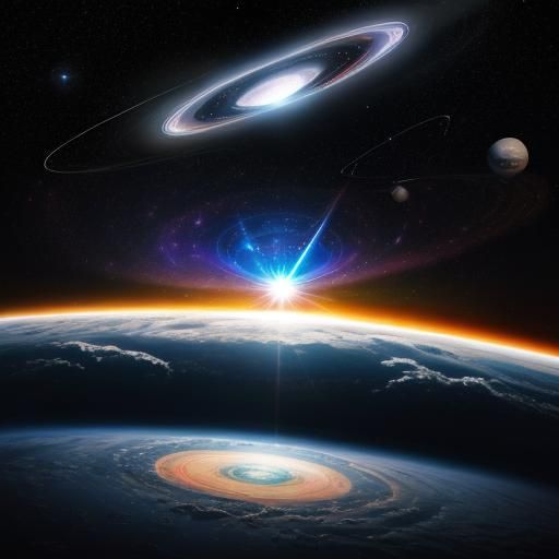 Faulty Solar System: Cosmic Holographic Illustration