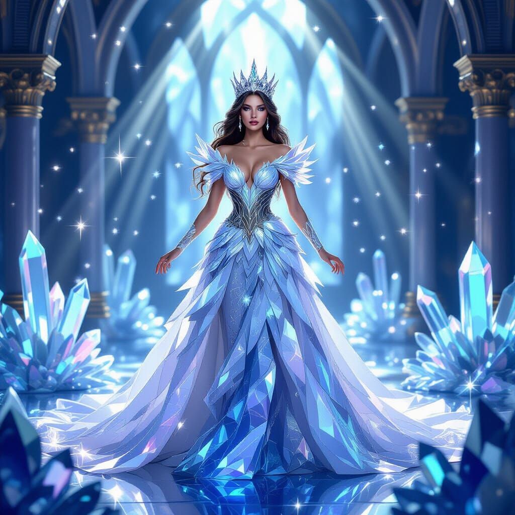 Crystal Queen in Glowing Palace