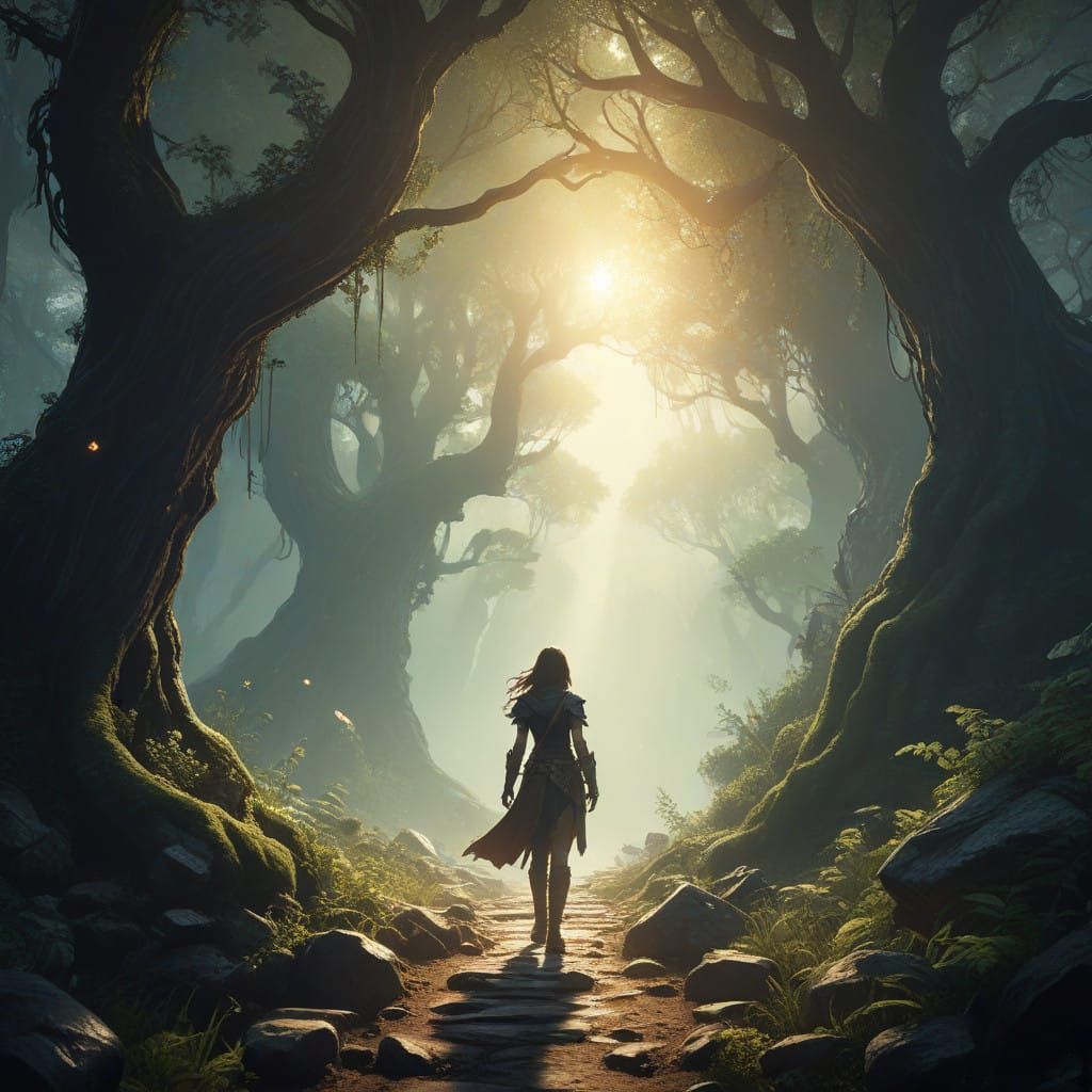 Ethereal Explorer Embarks into Whimsical Feywild Arcane Fore...