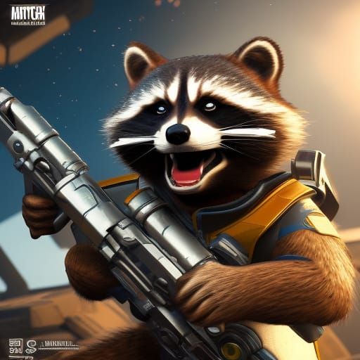 Rocket Raccoon: 3D Game Cinematic Graphics
