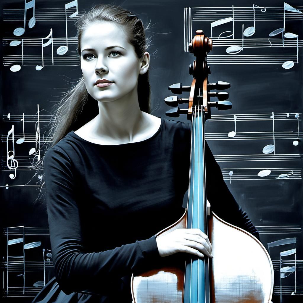 Du spieltest Cello
In jedem Saal in unserer Gegend
Ich sass immer in der ersten Reihe
Und fand dich so erregend