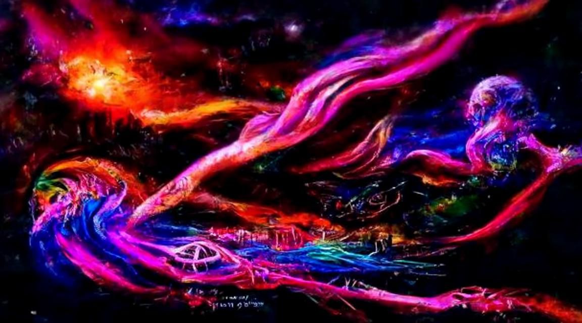 Elemental Winds: A Holographic Cosmic Illustration