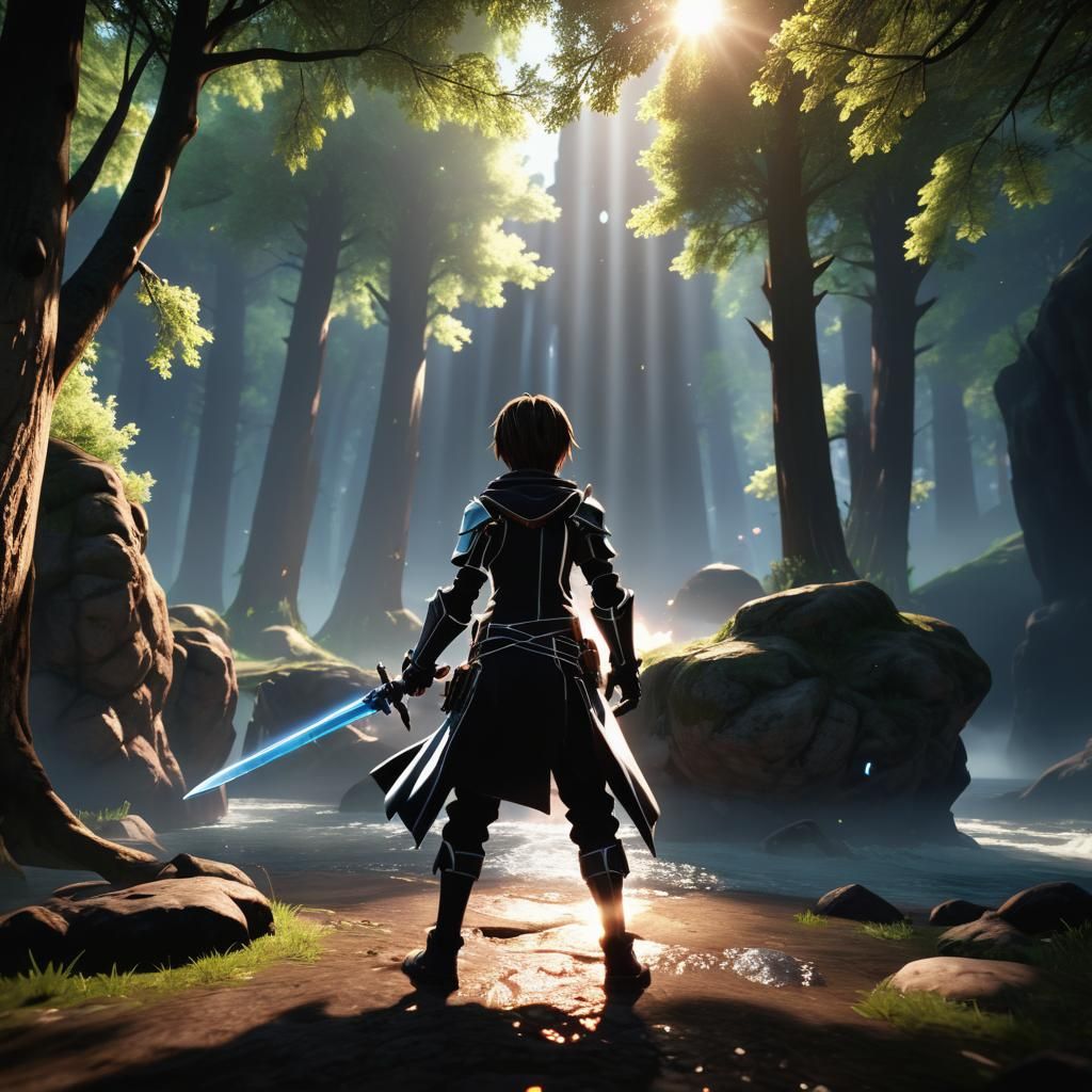 Sword Art Online: 3D Game Cinematic Rendering