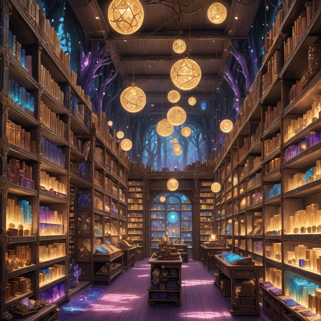 Mystical Construction Store Concept Art