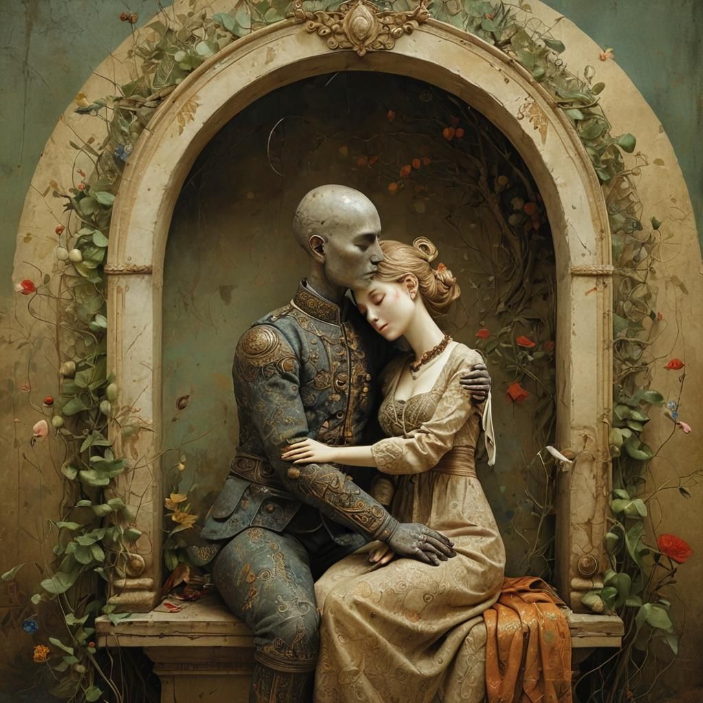 Intricate Depiction of a Relationship's End