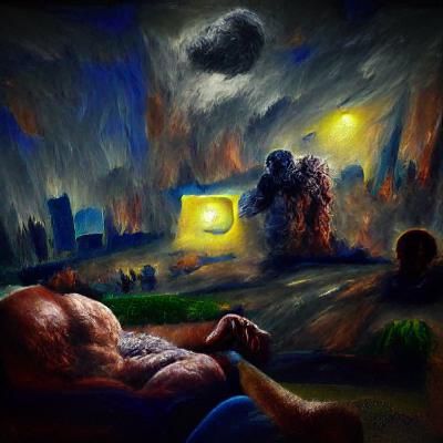 Wasteland Scene: A Post-Apocalyptic Landscape